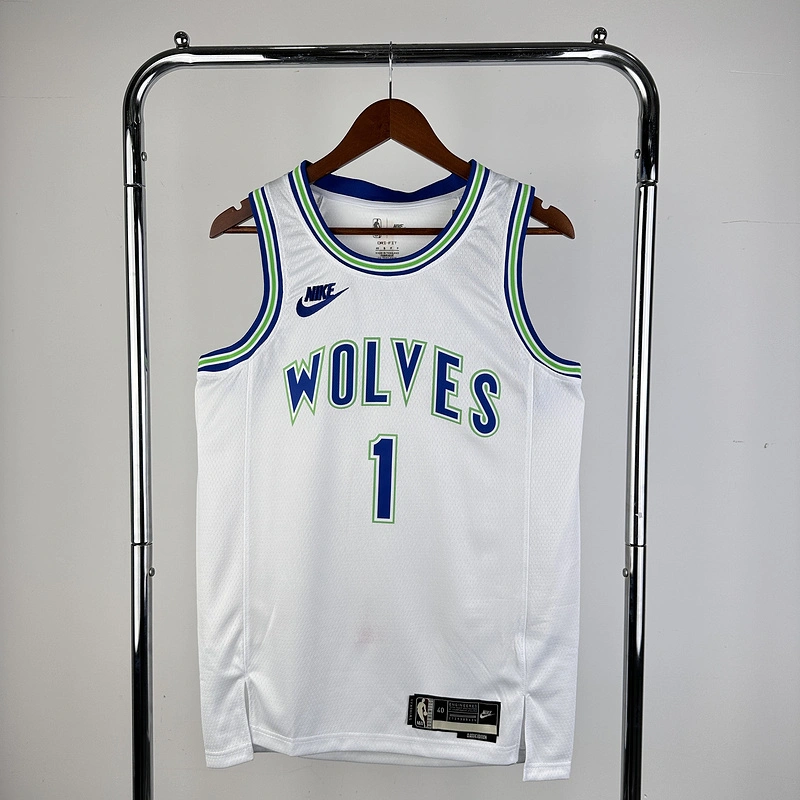 2024 NBA Minnesota Timberwolves 1 Anderson Basketball Jersey