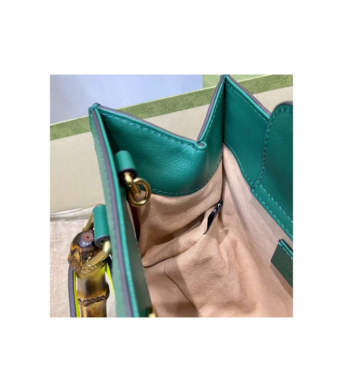 Gucci Diana Mini Tote Bag Green