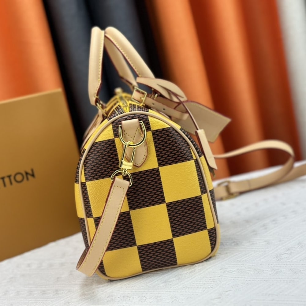 Louis Vuitton Speedy Bandoulière 25 Damier Pop Yellow 25Cm N40584