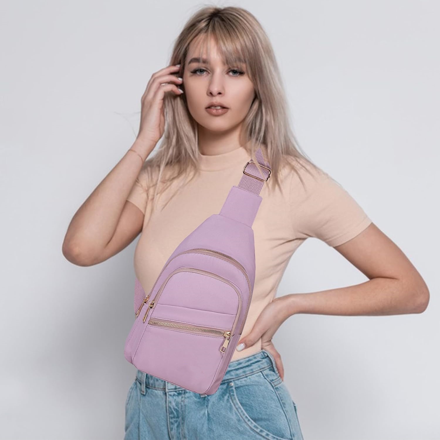 ARCTURA Crossbody Sling Backpack Sling Bag for Women