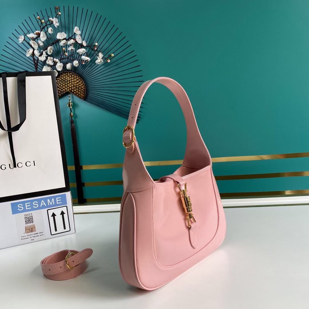 Gucci Jackie 1961 Mini Bag Light Pink 19cm 637091 10O0G 5815