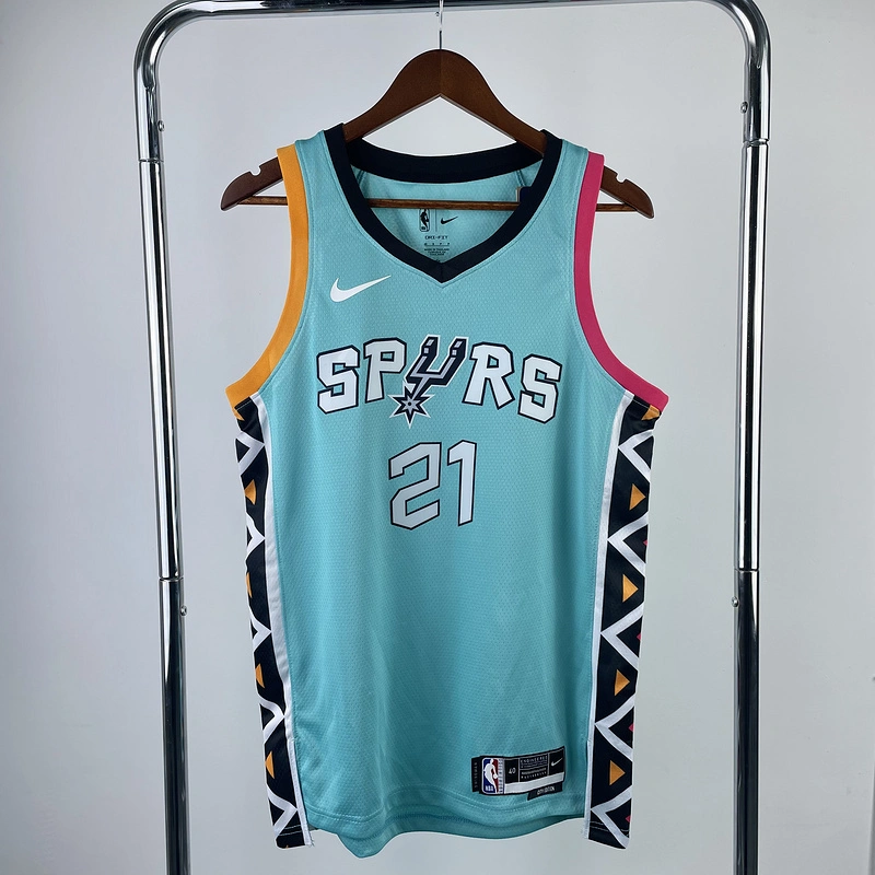 2023 NBA San Antonio Spurs 21 DUNCAN Basketball Jersey