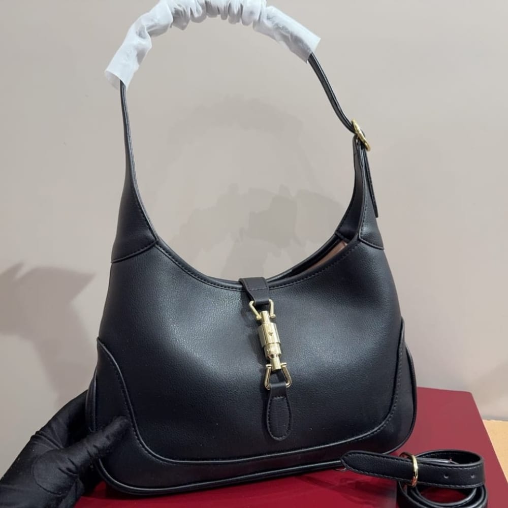 Gucci Jackie 1961 Medium Shoulder Bag Black 31Cm 863136 AAGDJ 1000