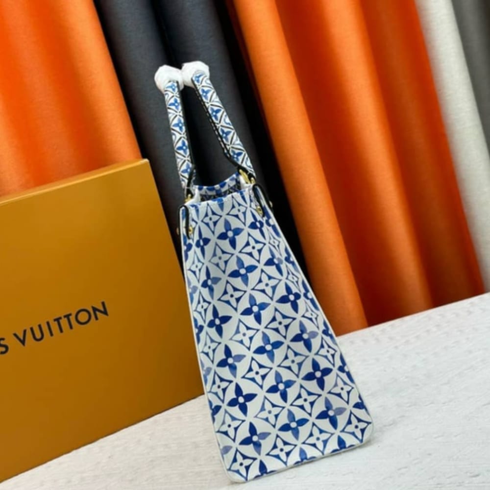 Louis Vuitton By The Pool Onthego PM Tote Bag Blue 35Cm