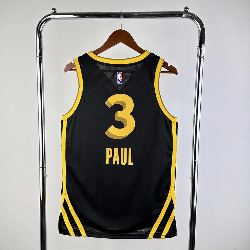 2024 NBA Golden State Warriors 3 PAUL Basketball Jersey