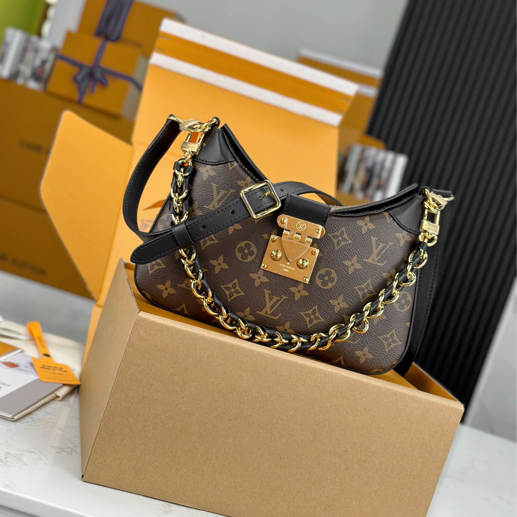 Louis Vuitton Lv Twinny Black M46659 29cm/11.4in