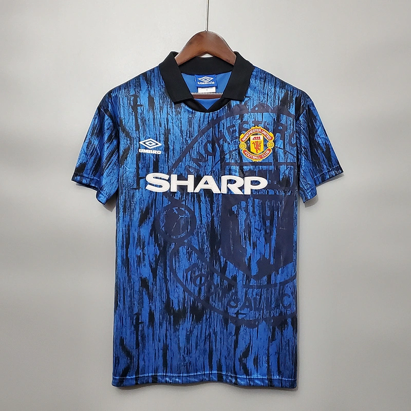 Retro 1992-93 Manchester United in the  away   Football jersey retro