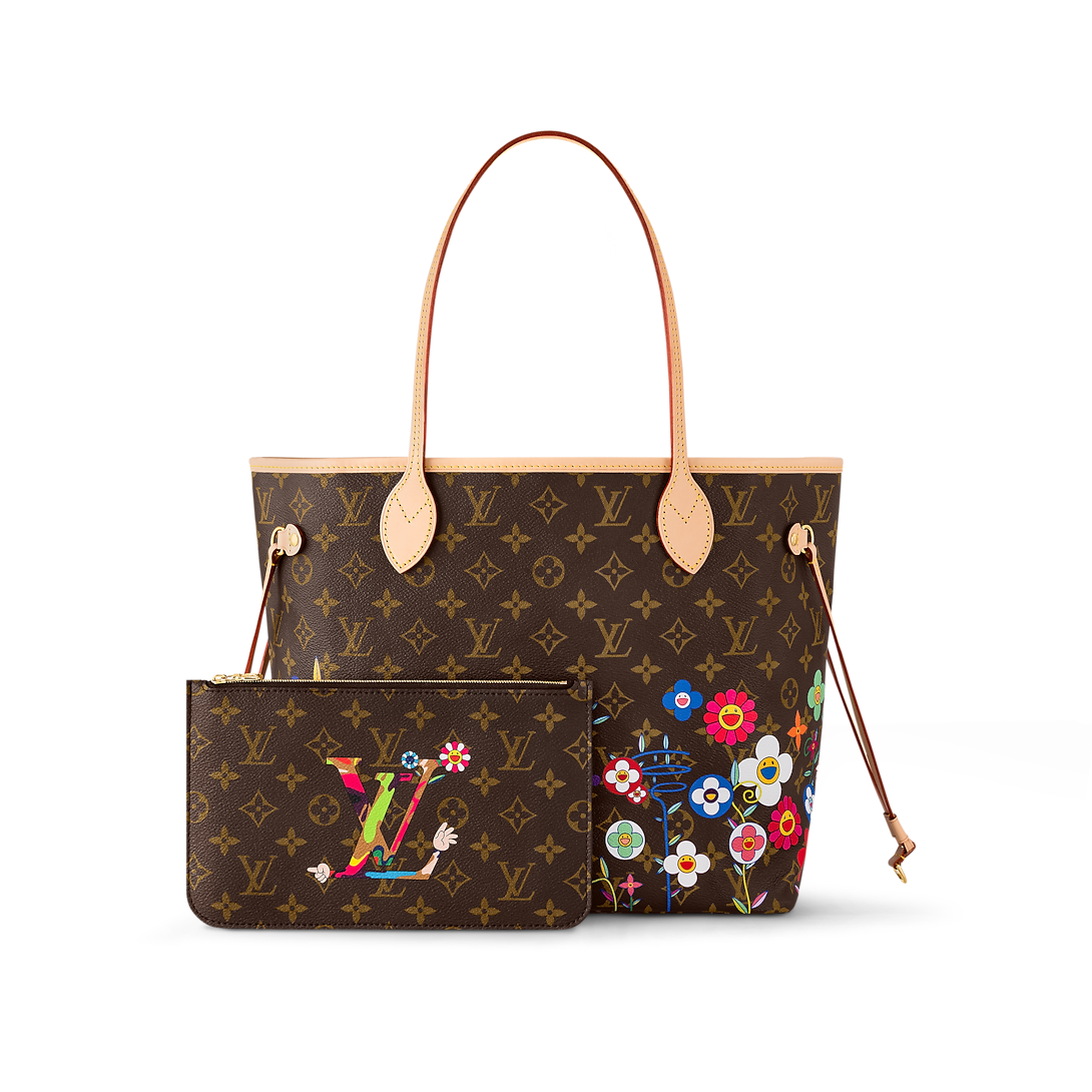 Louis Vuitton LV x TM Neverfull MM Monogram Coated Canvas 31cm M13271