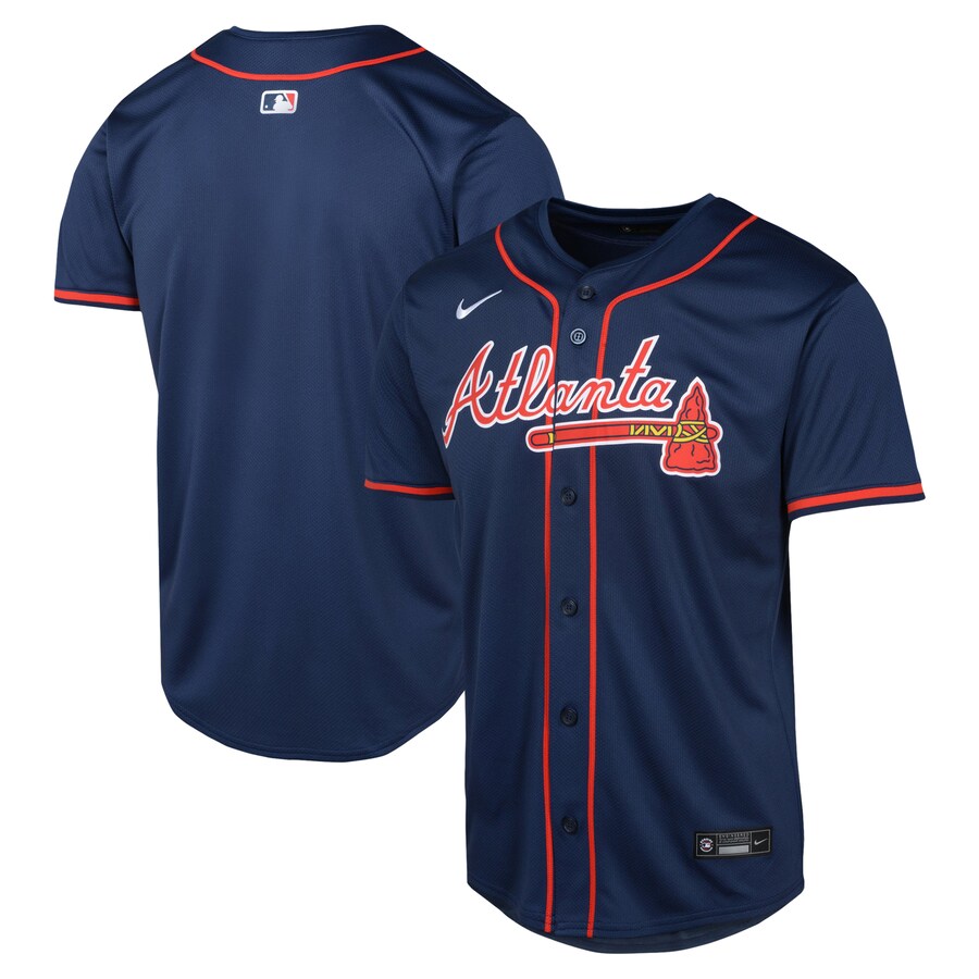 Atlanta Braves Youth Alternate Limited Jersey Navy