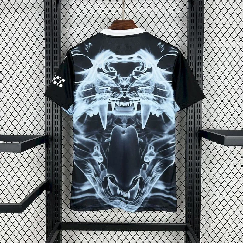 2025-26 Manchester City Black and blue concept version Football jersey