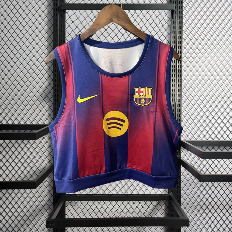 2025-26 Women's Barcelona Football Yoga Vest Football jersey