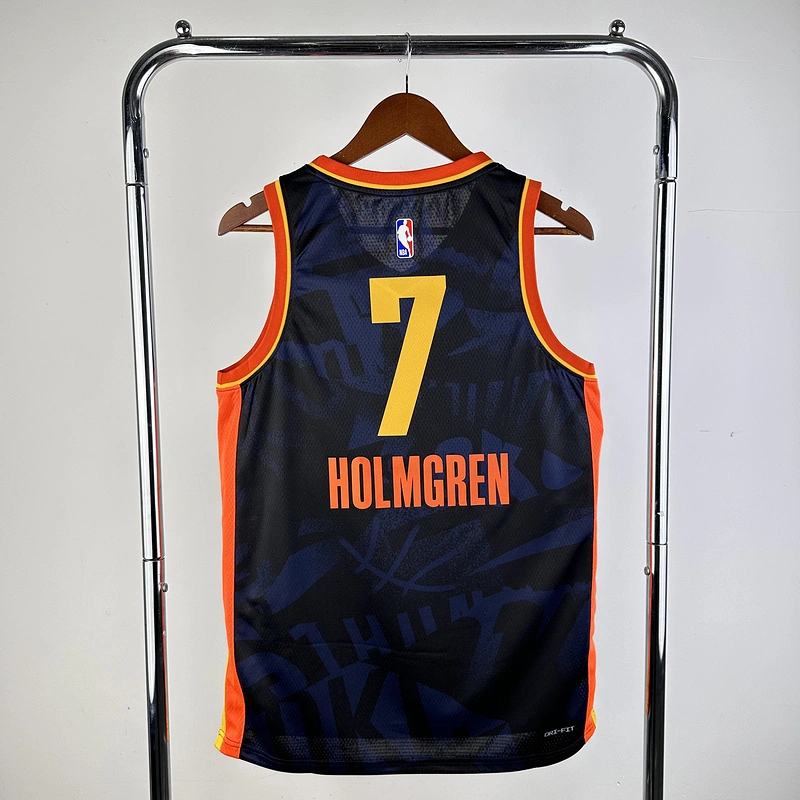 2024 NBA Oklahoma City Thunder 7 Homgren Basketball Jersey