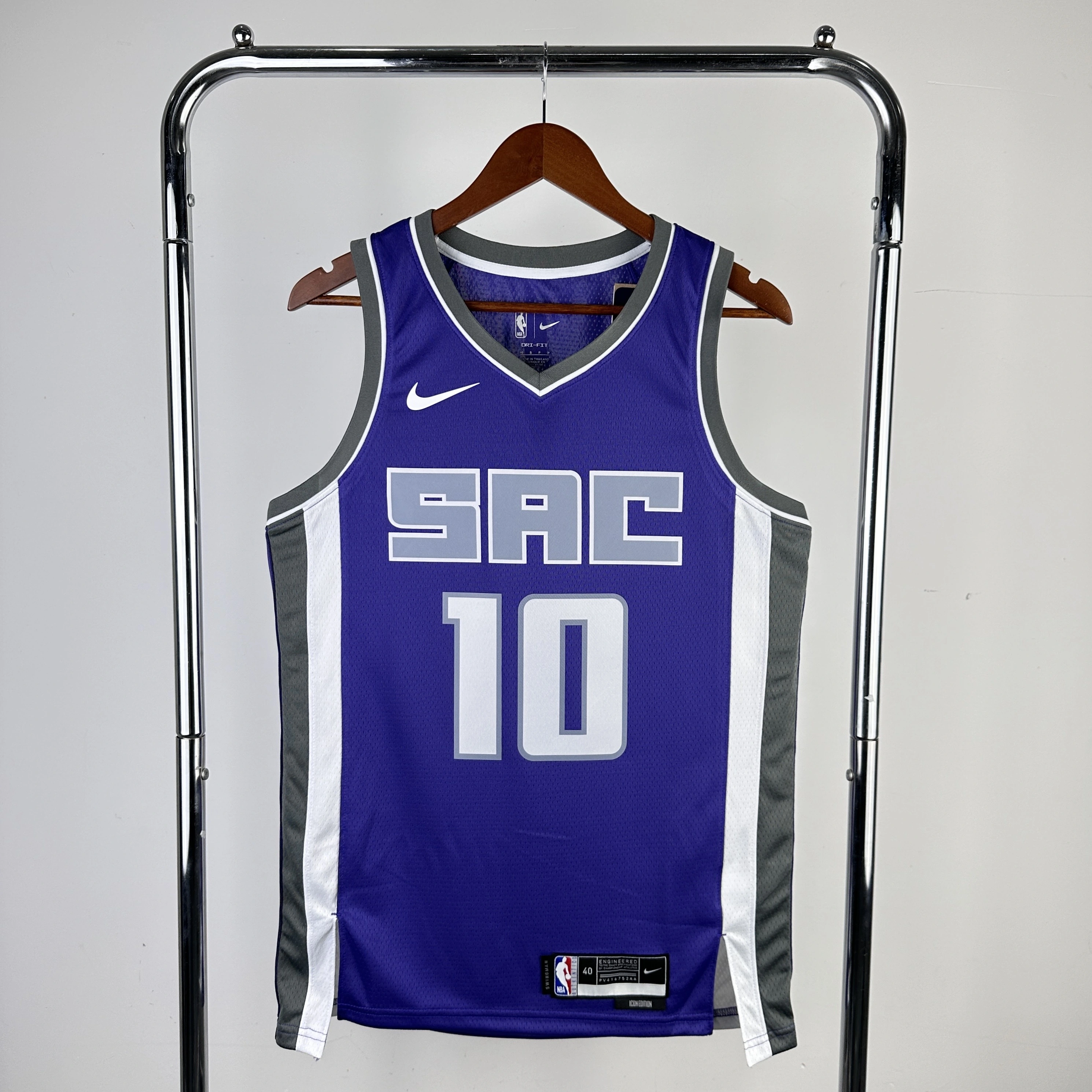 2023 NBA Sacramento Kings 10 Sabonis Basketball Jersey