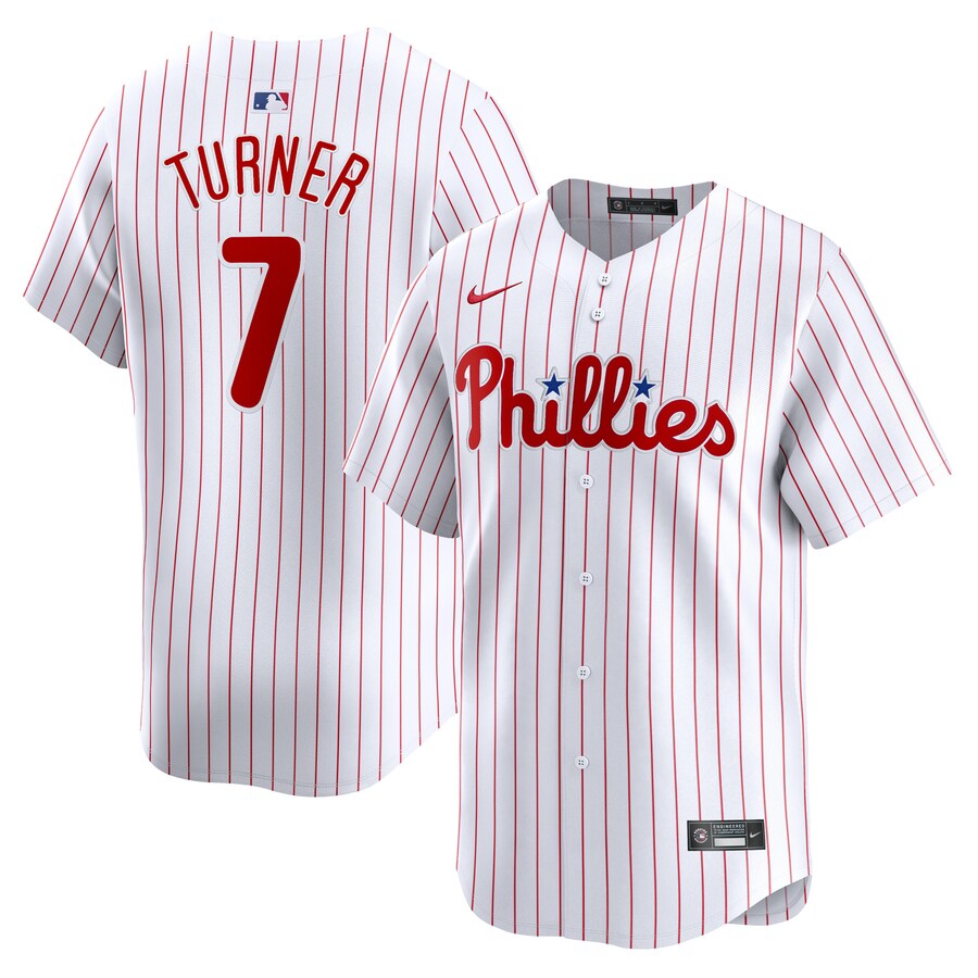 Trea Turner Philadelphia Phillies Home Limited Player Jersey White