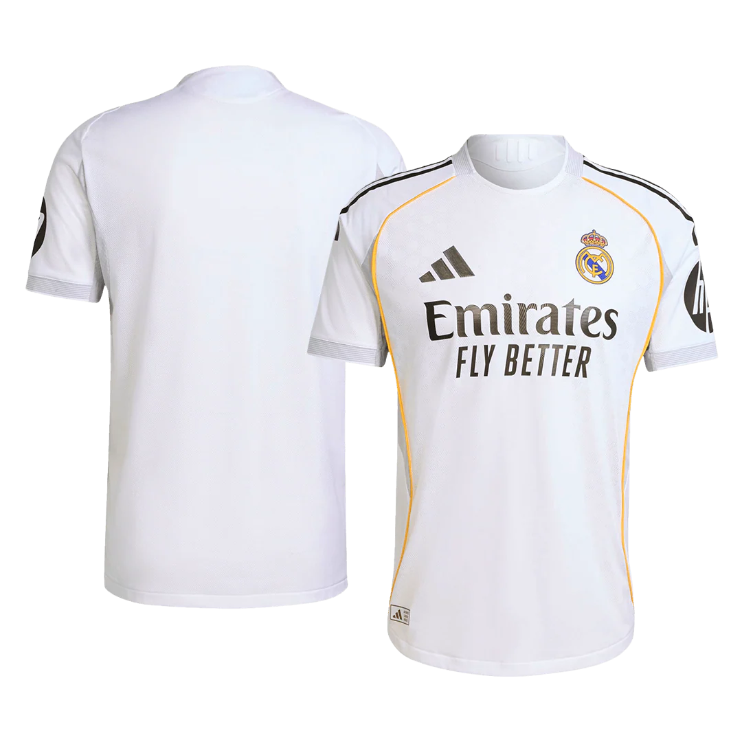 Real Madrid Home Player Version Soccer Jersey 2025/26 White