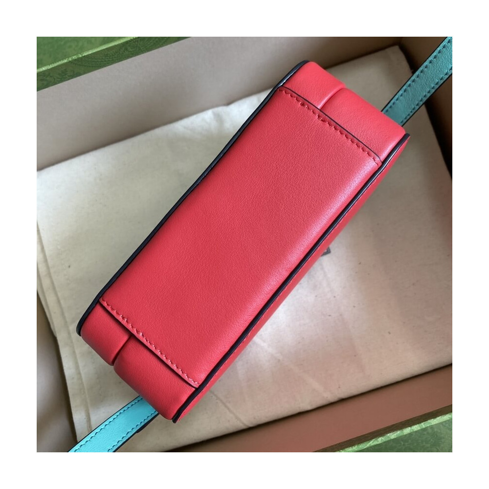Gucci Interlocking G Mini Bag in Red Leather