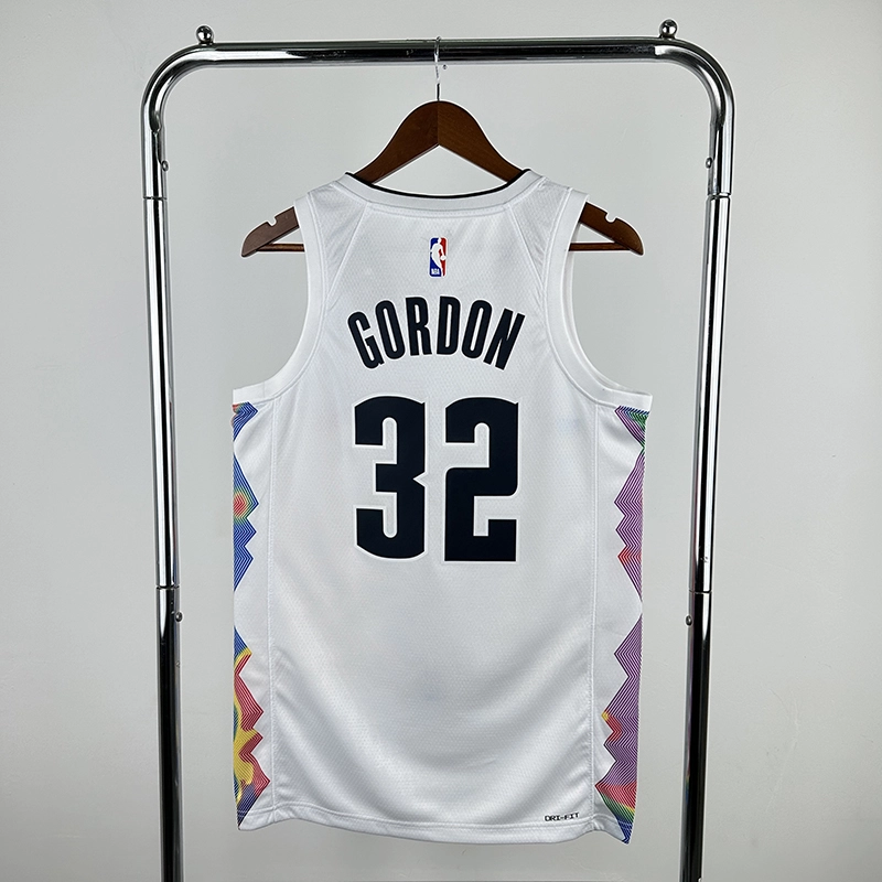 2025 NBA Denver Nuggets 32 GORDON Basketball Jersey