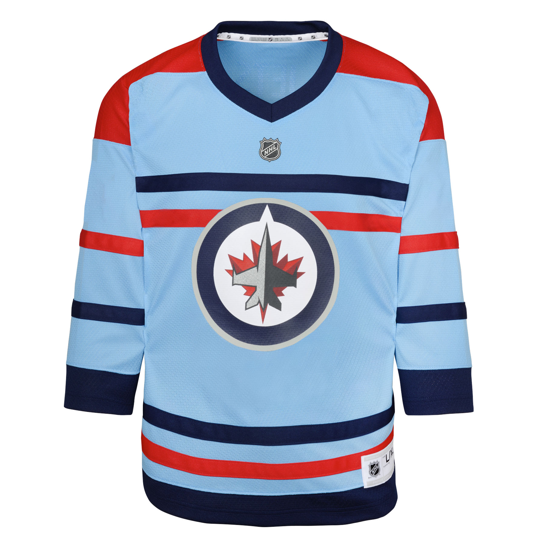 Winnipeg Jets Preschool Anniversary Replica Jersey – Light Blue