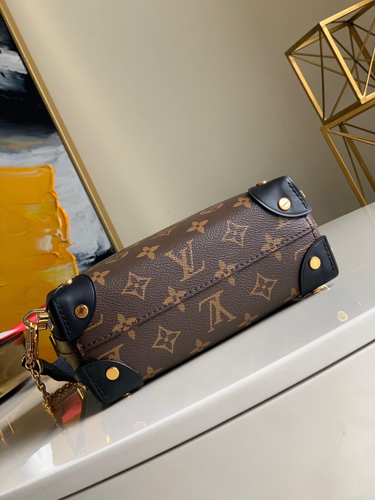 Louis Vuitton Monogram Petite Malle Souple 20Cm M45571