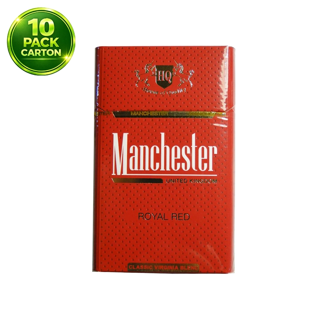 Manchester Royal Red x 10 Packs /1 Carton