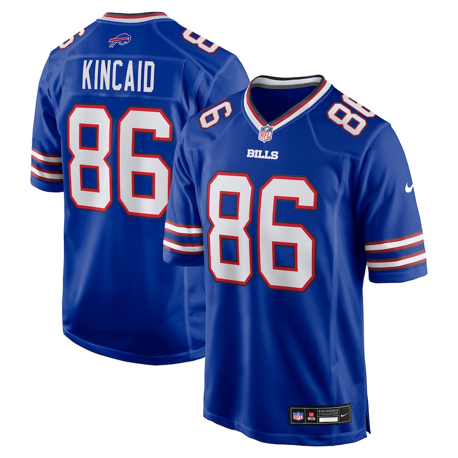 Men's Buffalo Bills Dalton Kincaid Nike Royal Game Jersey