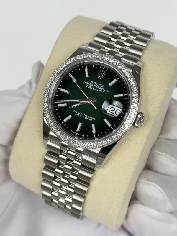 [Superclone] Rolex Datejust 36mm Green Ombré Dial Jubilee 126284RBR