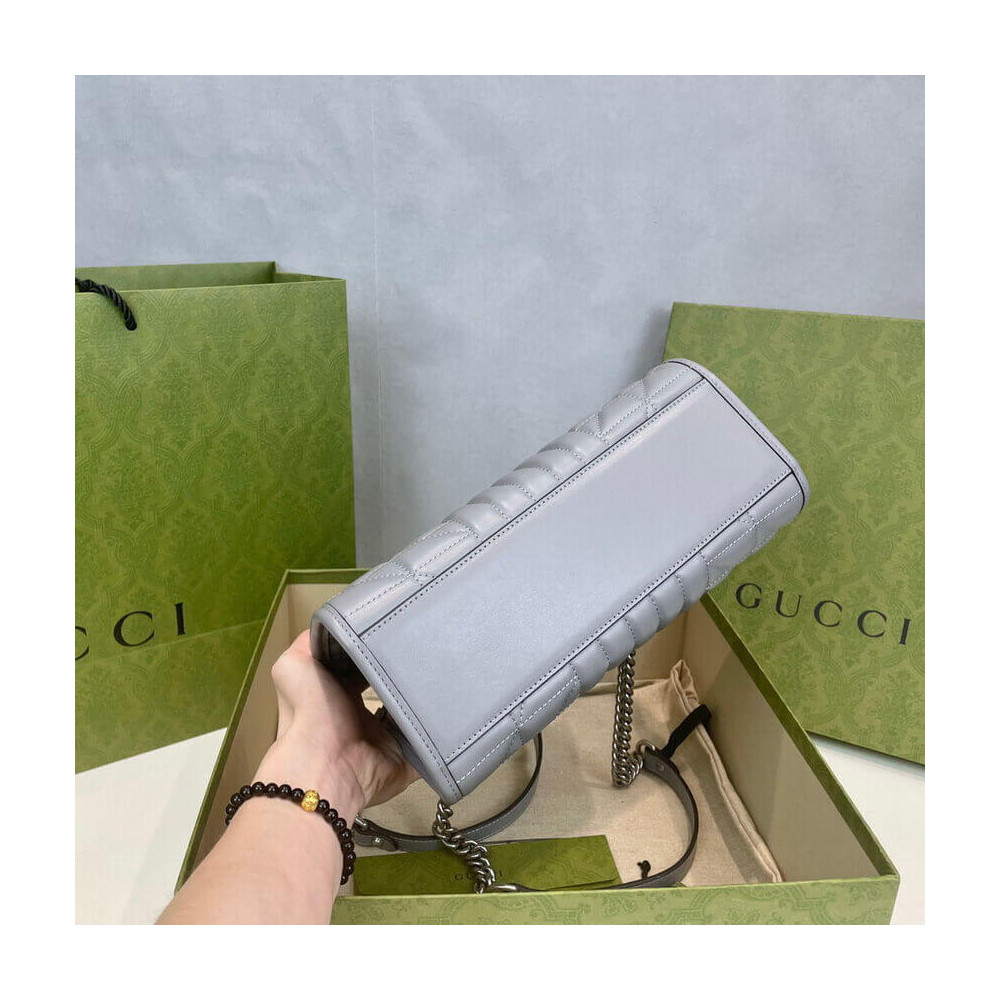 Gucci GG Marmont Small Tote Bag Grey
