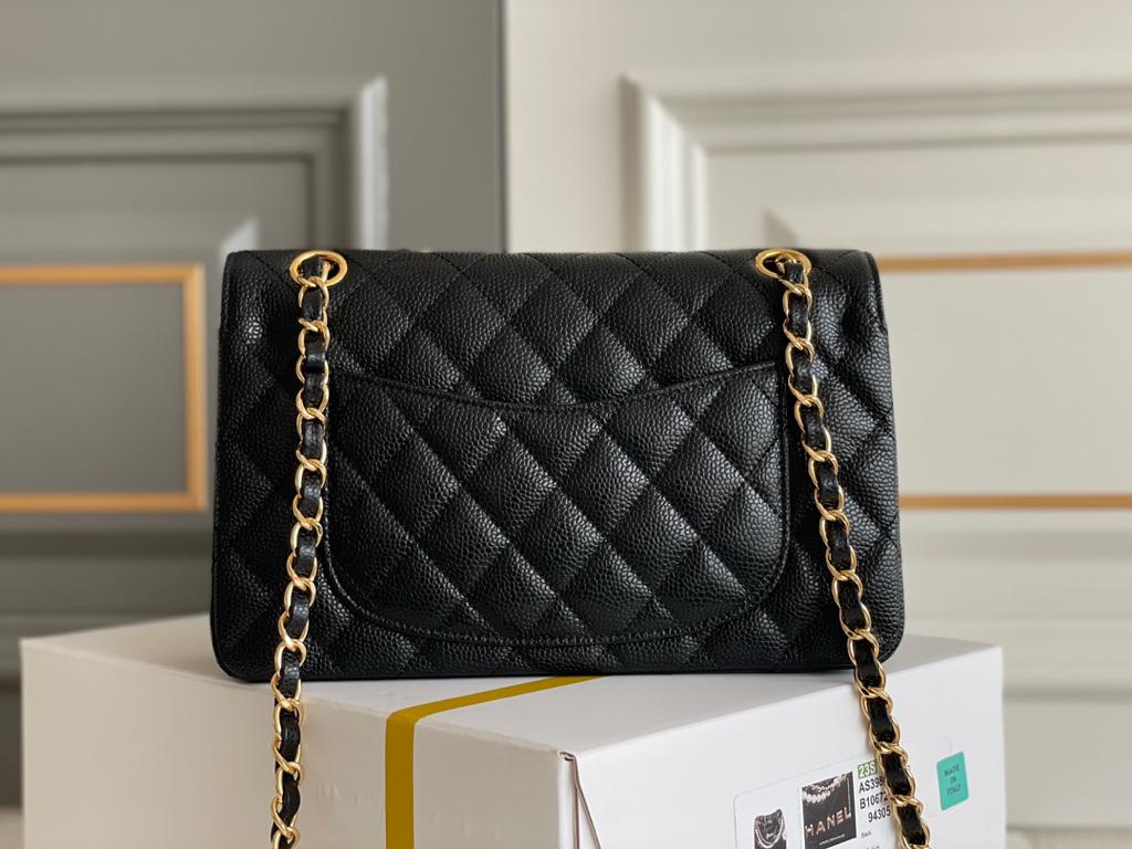 Chanel Caviar Small Double Flap Bag 23cm/ 9.1in
