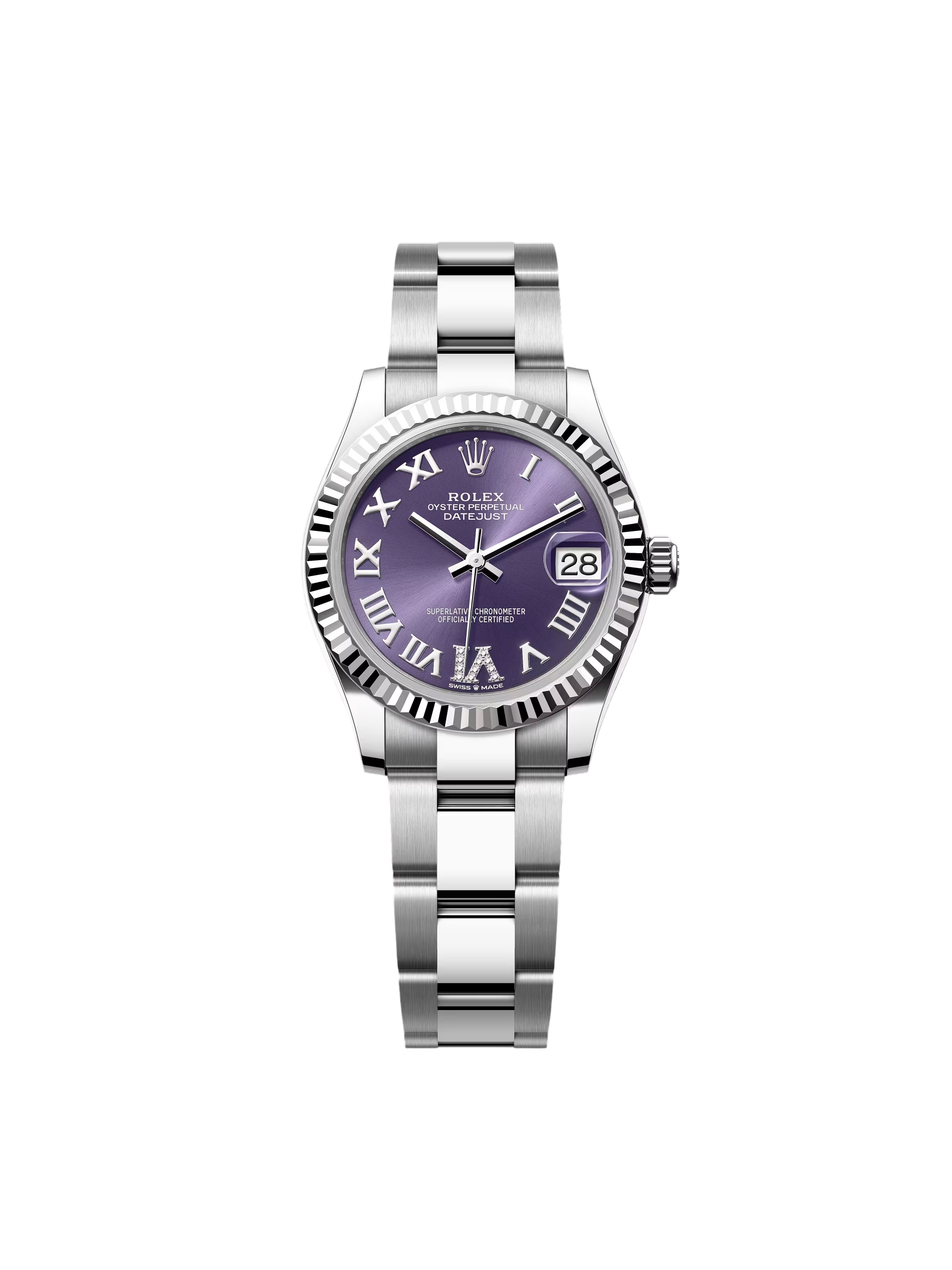 Rolex Datejust m278274-0025/0026 Aubergine 31mm Dial Oyster Watch
