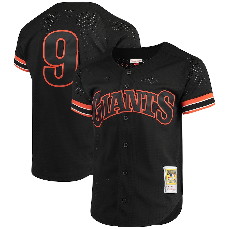 Matt Williams San Francisco Giants Mitchell&Ness Cooperstown Collection Mesh Batting Practice Button-Up Jersey Black