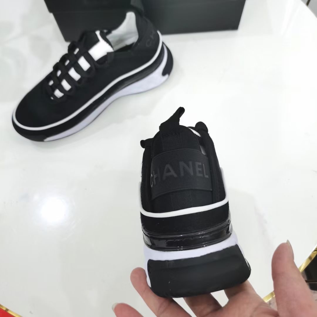 Chanel Women’S Suede Sneaker Black G39072 Y55826 K4284