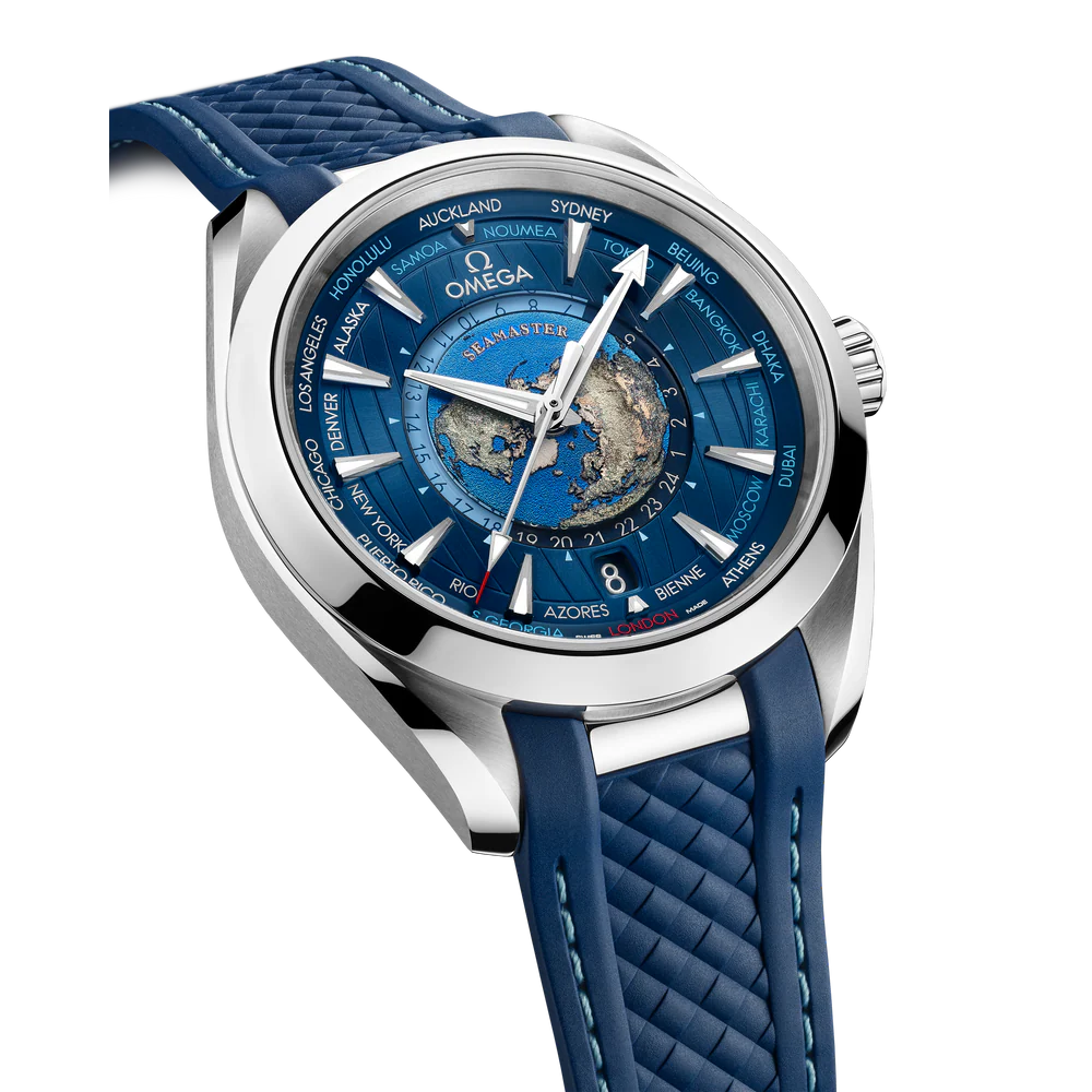 Omega Seamaster Aqua Terra 150M 43 mm Blue Dial Stainless Steel Strap 220.12.43.22.03.001