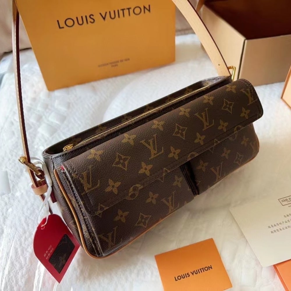 Louis Vuitton Vivacité Monogram Canvas Brown 25Cm M46999