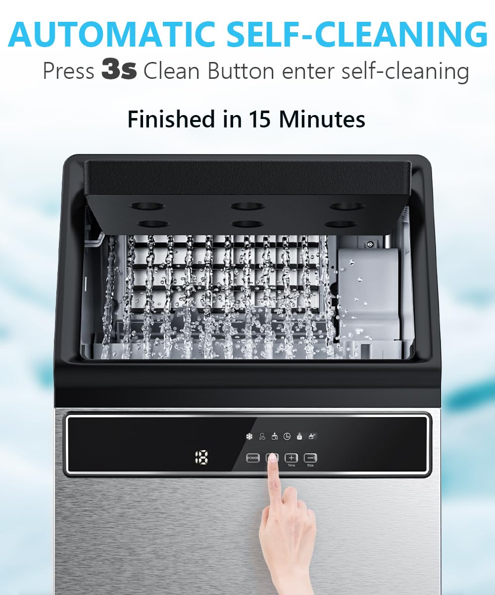 🔥clearance sale🔥 100LBS/200LBS/265LBS  Freestanding Commercial Ice Maker