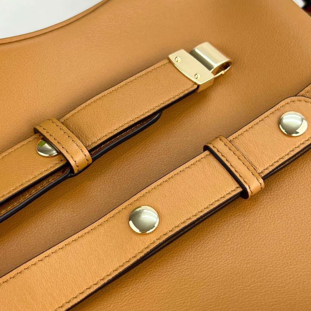 Gucci Brown Leather Attache Medium Shoulder Bag 35cm 702823