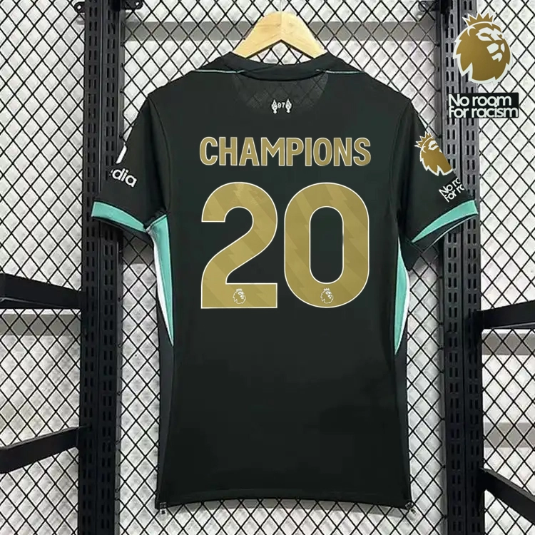 2024-25 CHAMPIONS 20 Liverpool Away Soccer Jersey