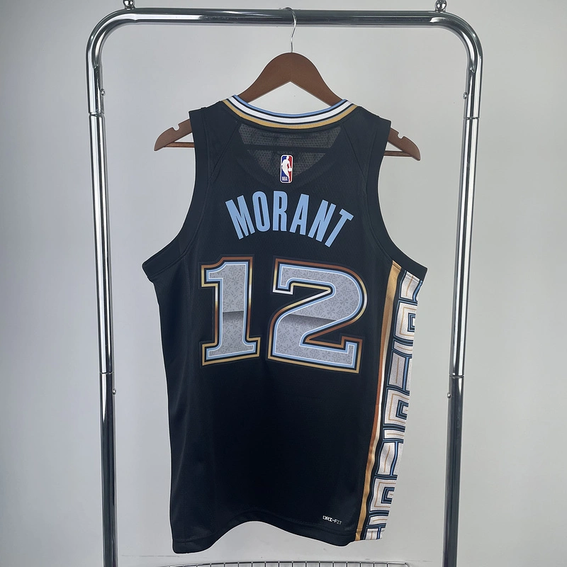 2023 NBA Memphis Grizzlies 12 MORANT Basketball Jersey
