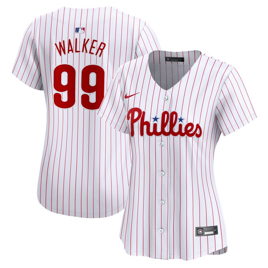 Taijuan Walker Philadelphia Phillies Women's Home Limited Player Jersey White