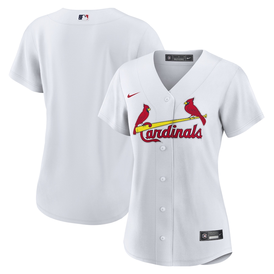 St. Louis Cardinals Women's Home Team Jersey White