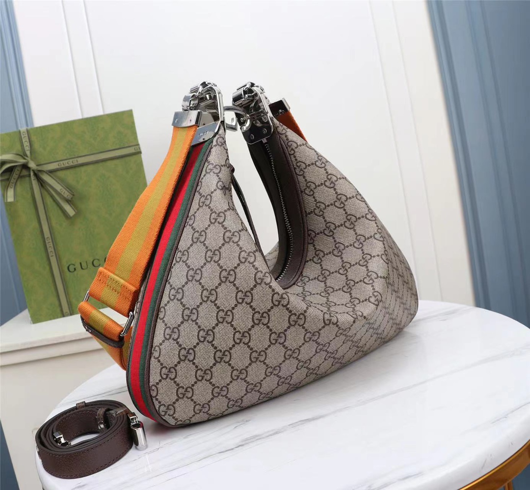 Gucci Gg Attache Large Shoulder Bag 35Cm 702823 96Grn 4091