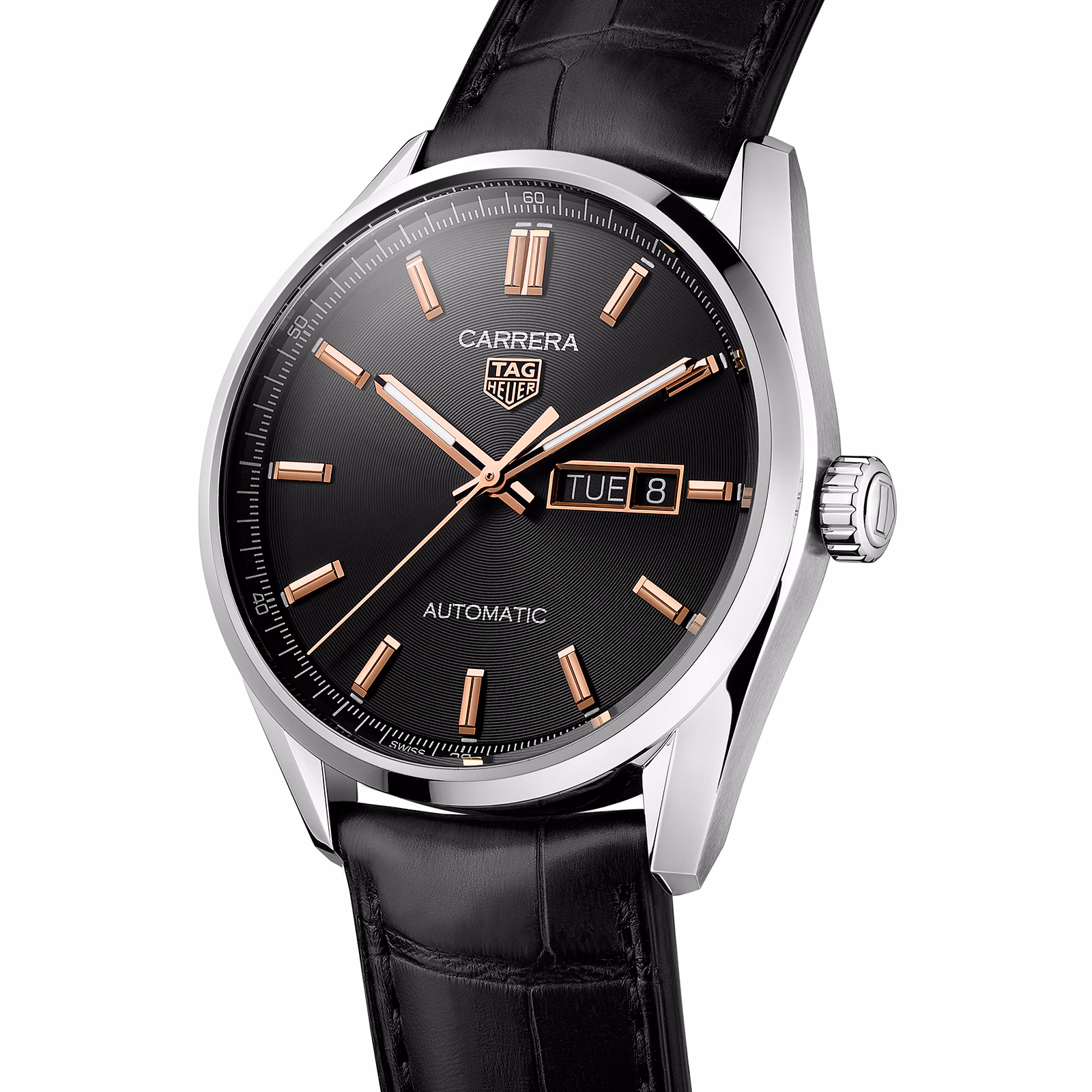 TAG Heuer Carrera Day-Date Automatic Mens 41mm Watch WBN2013.FC6503