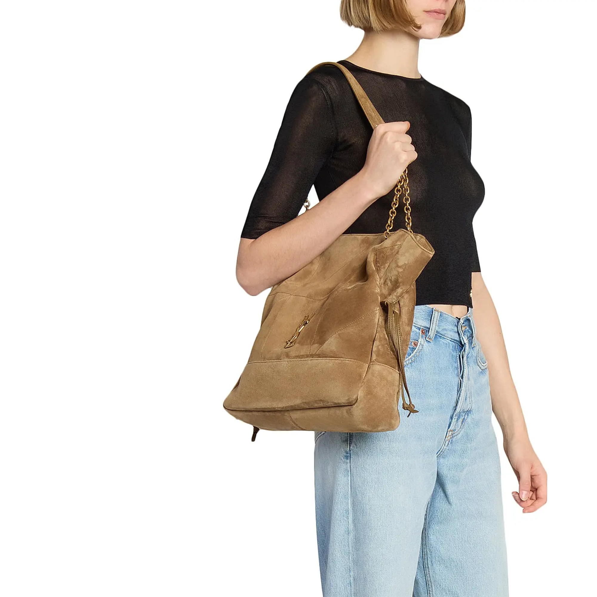 Saint Laurent Jamie Golden Leaf 35cm/13.7in