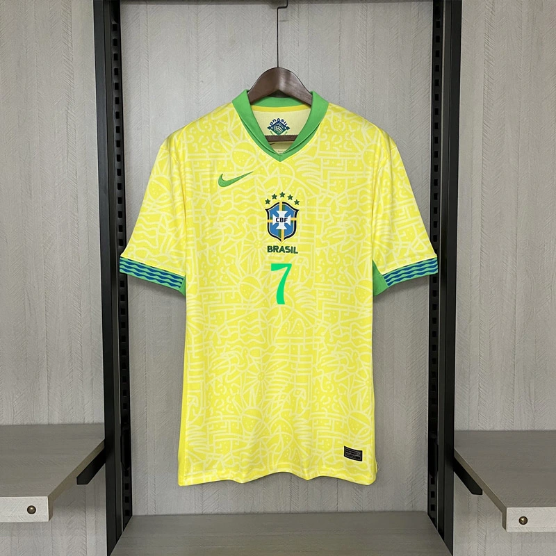 2024-25 Brazil Home  Vini Jr ENDRICK RICHARLISON Football jersey