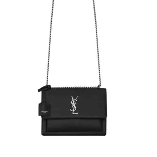 Saint Laurent Sunset Medium Chain Bag In Smooth Leather 22Cm