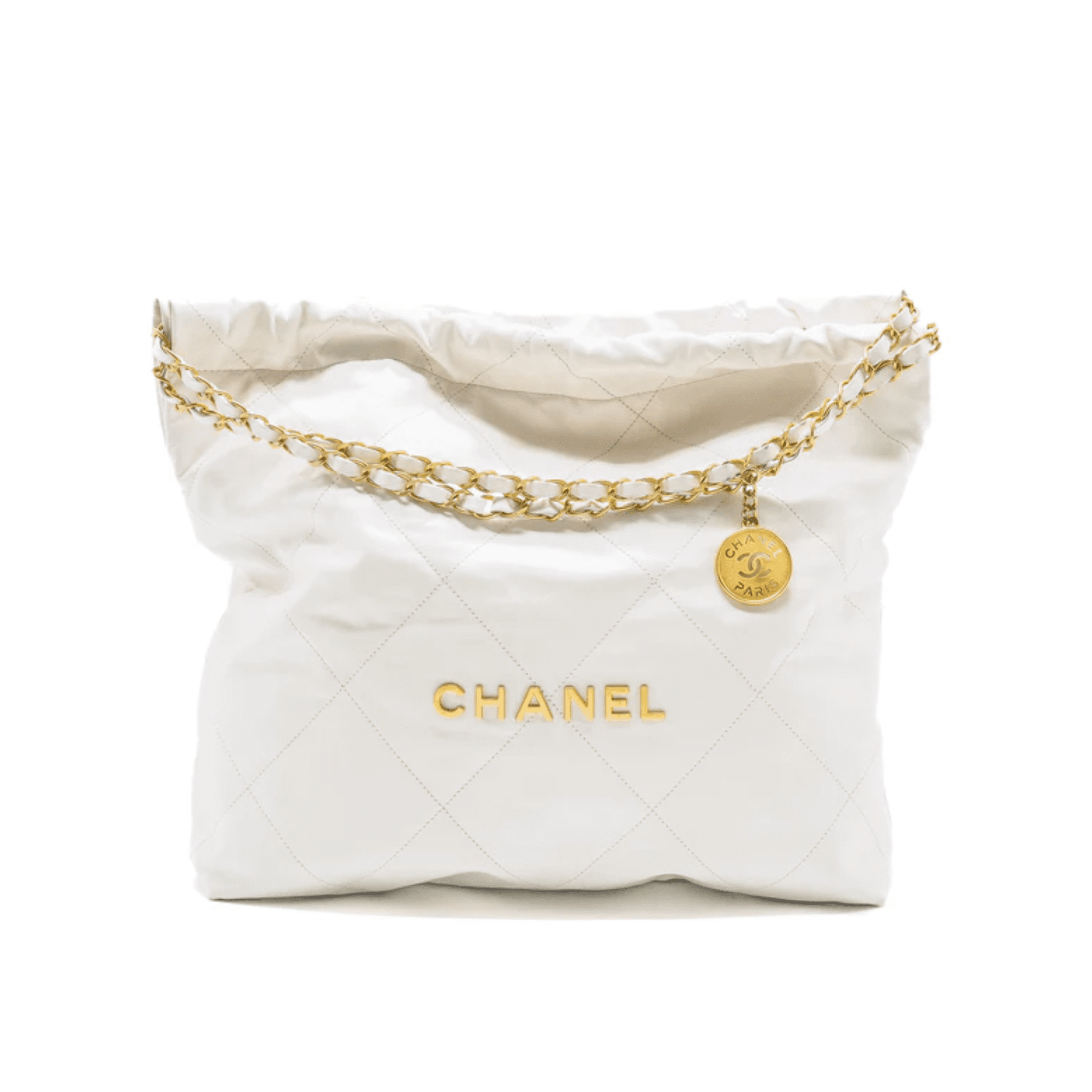 Chanel 22 Handbag White 42Cm As3261