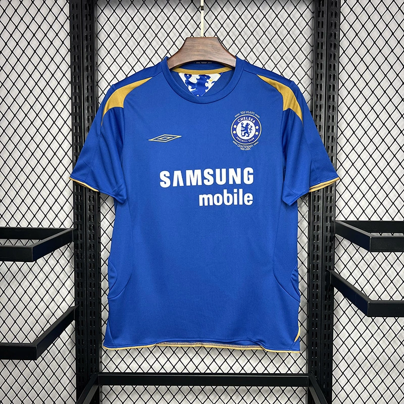Retro 2005-06 Chelsea Centenary Home Football jersey retro