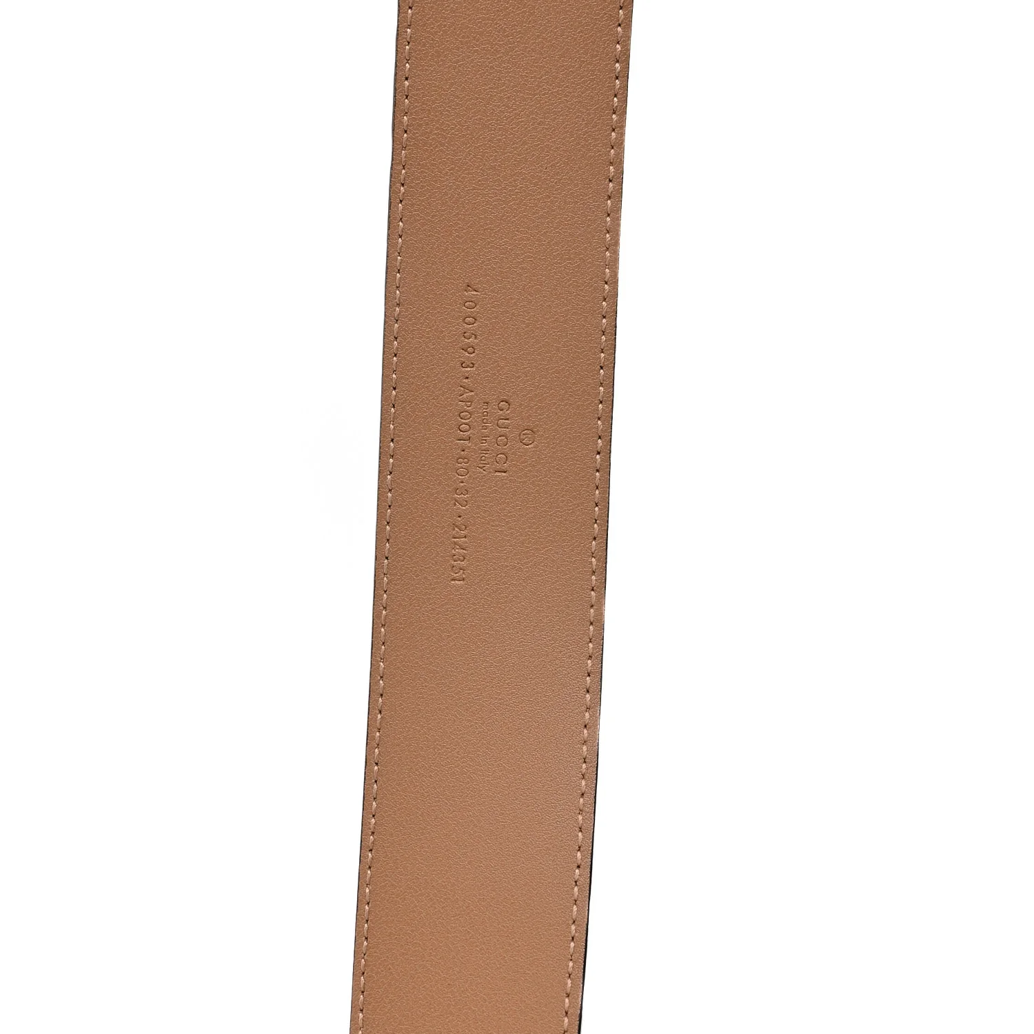 Calfskin Double G 40mm Belt 80 32 Tan
