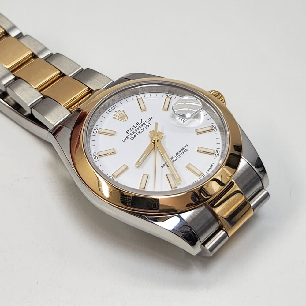 [Superclone] Rolex Datejust 41mm White Dial Smooth Oyster 126303