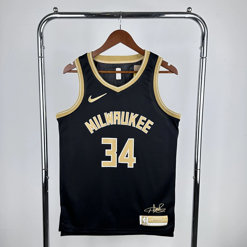 2024 NBA Milwaukee Bucks (34 ANTETOKOUNMPO)  Basketball Jersey