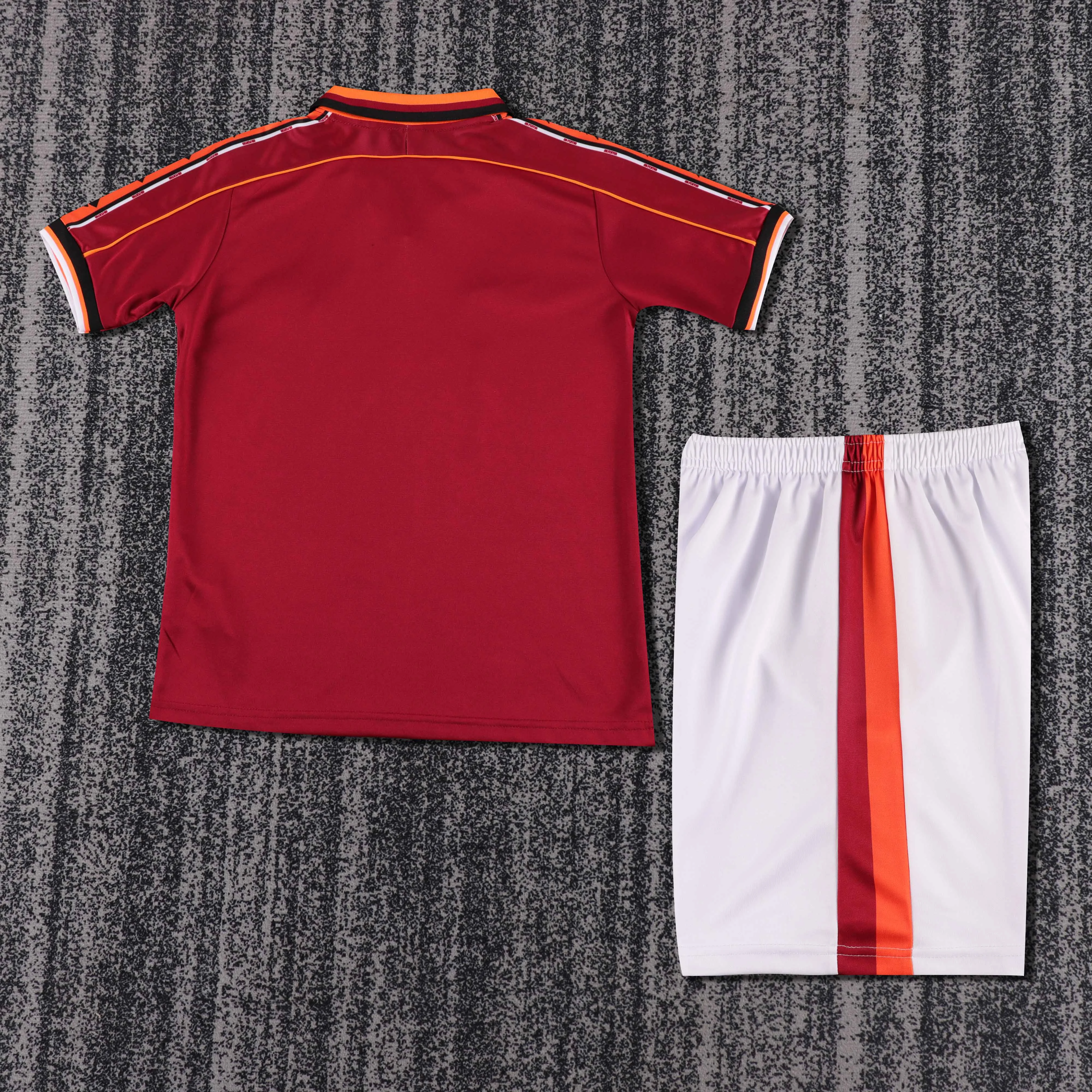 Retro kids 1998-99 kids Roma Home Football jersey retro